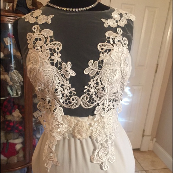 light beach wedding dress